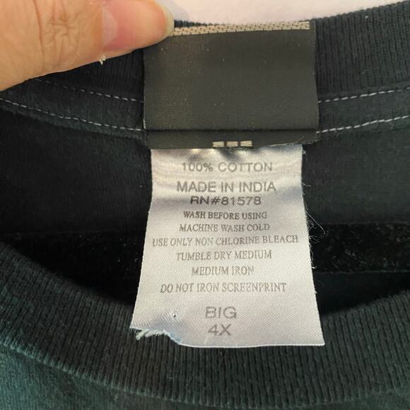 Liquid Blue Men's 4X Led Zeppelin Purple Black Tie-Dye Short Sleeve Tee T-Shirt - Picture 10 of 11